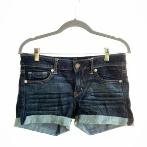American Eagle Cuffed Denim Shorts (Stretch)